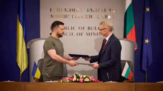 Зеленский и Денков