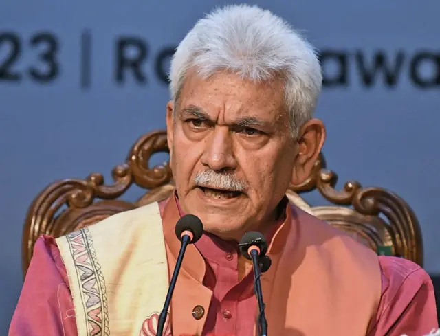 जम्मू और कश्मीर के उपराज्यपाल मनोज सिन्हा