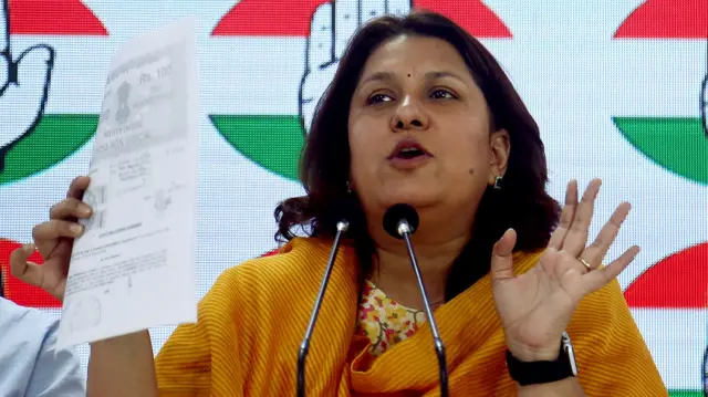 कांग्रेस नेता सुप्रिया श्रीनेत