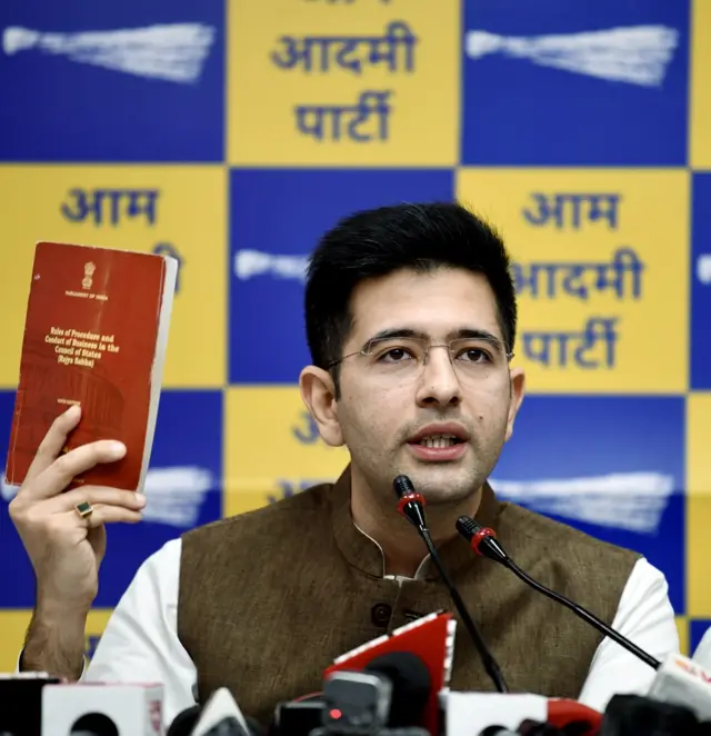 राज्यसभा से निलंबित किए जाने पर क्या बोले आप सांसद राघव चड्ढा