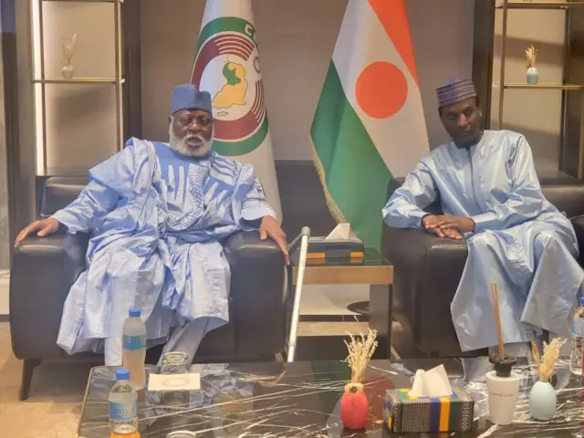 Janar Abdulsalami da Firaminista Ali Lamine Zeine