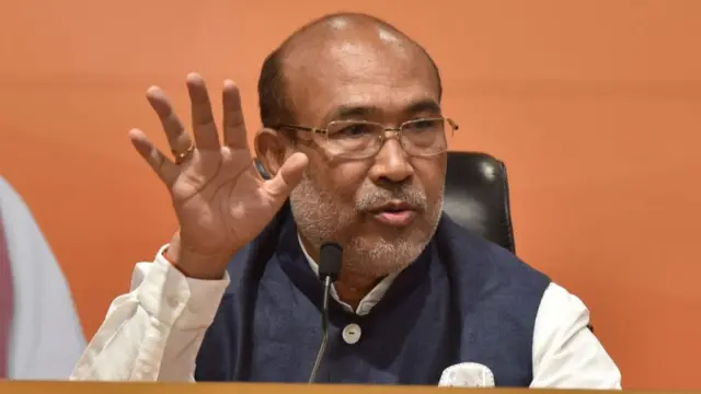 मणिपुर के मुख्यमंत्री एन. बीरेन सिंह
