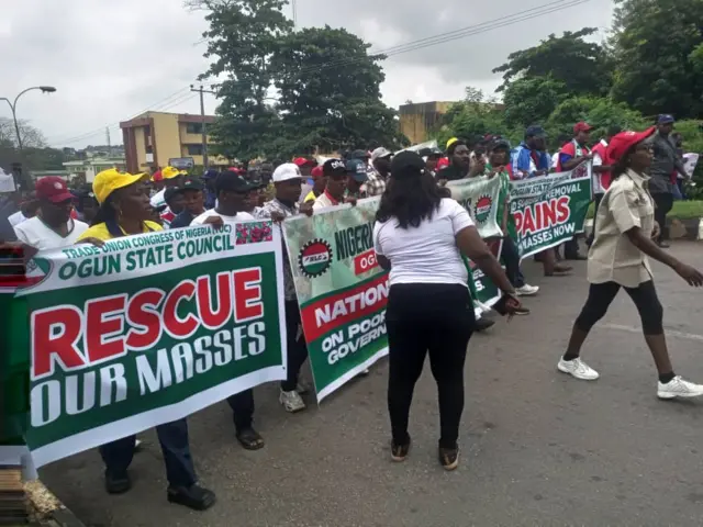 Nigeria labour protest