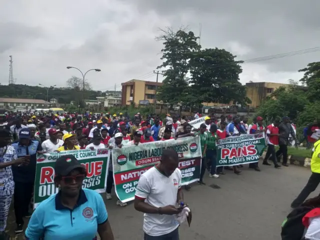 Nigeria labour protest
