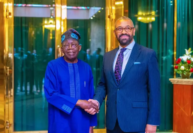 BOnyeisiala Bola Tinubu na Odeakwụkwọ na-ahụ maka mmekọrịta Briten na mba ndị ọzọ