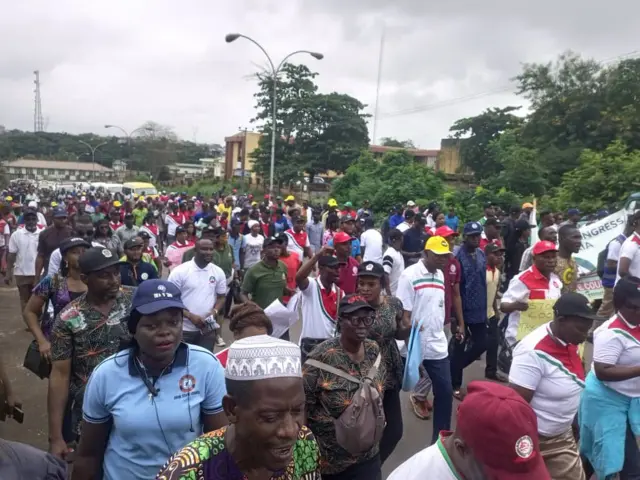 Nigeria labour protest