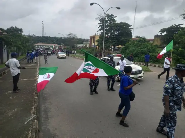 Nigeria labour protest