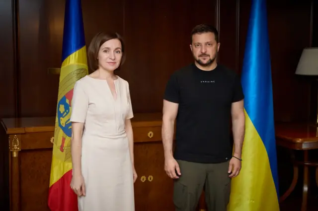 Зеленский и Санду