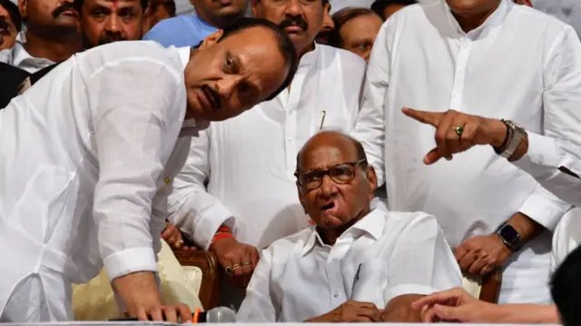 शरद पवार- अजित पवार