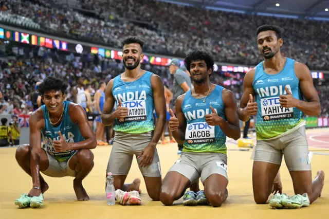 भारतीय रिले एथलेटिक्स टीम