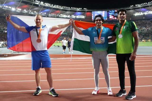 विश्व एथलेटिक्स चैंपियनशिप के तीनों विजेता