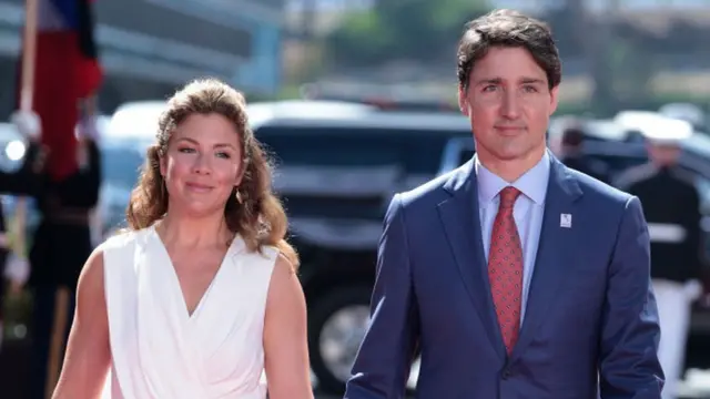 Sophie and Justin Trudeau