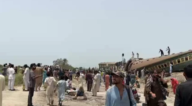 ٹرین حادثہ