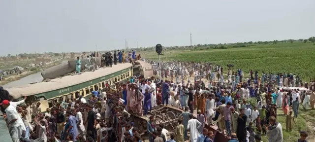 ٹرین حادثہ