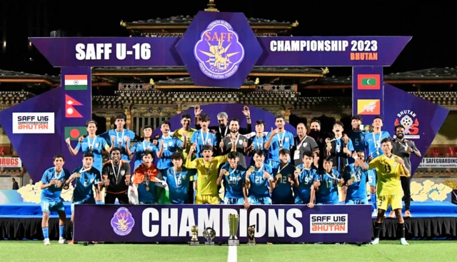 भारत पांचवीं बार बना सैफ़ फ़ुटबॉल चैंपियन