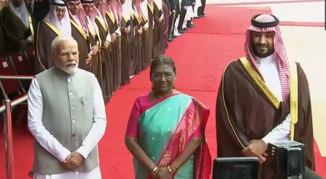 क्राउन प्रिंस-मोदी