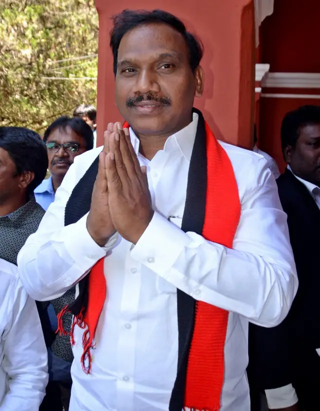 डीएमके सांसद ए राजा