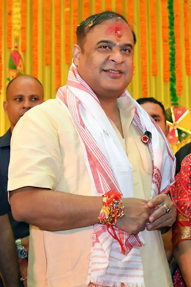असम के मुख्यमंत्री हिमंत बिस्व सरमा