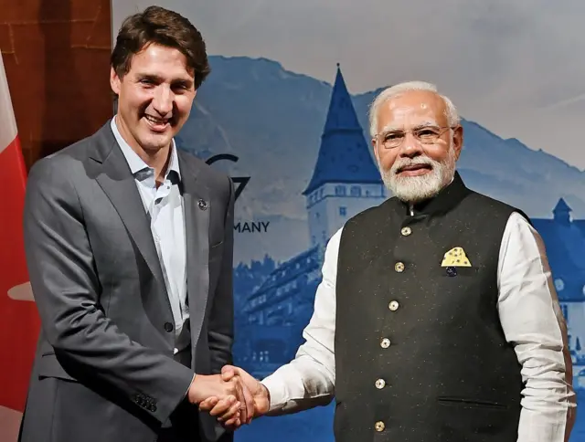 जस्टिन ट्रूडो और नरेंद्र मोदी की फाइल फोटो