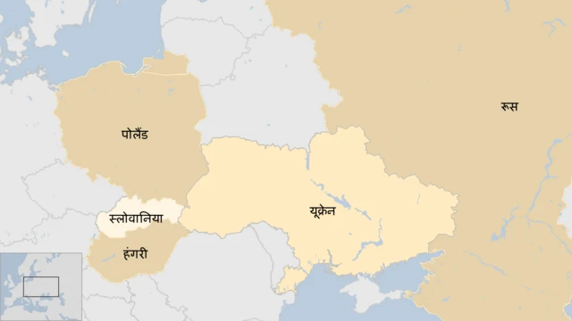 यूक्रेन का मानचित्र