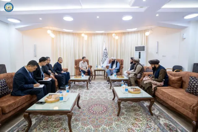 دیدار سفیر جدید چین در کابل با وزیر داخله طالبان