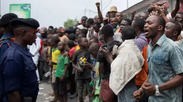 Ndị mba Congo nakwa ndị ọrụ nchekwa na-akwata ya n'oge gara aga