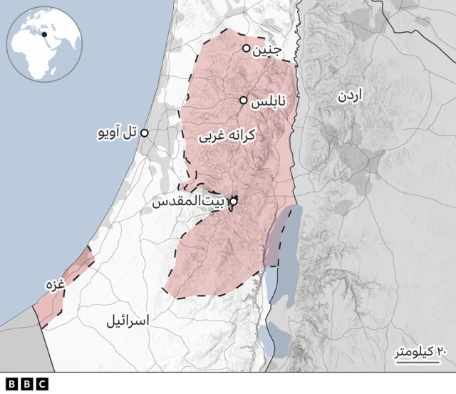 نقشه اسرائیل