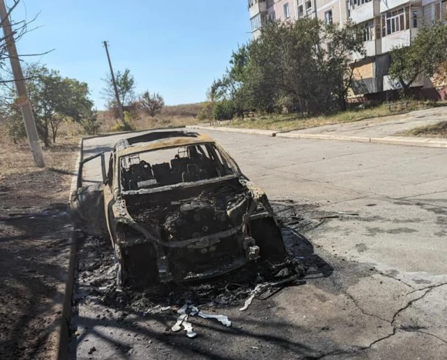 последствия удара дрона