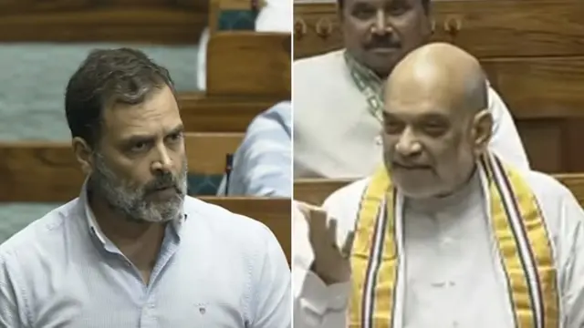 राहुल गांधी और अमित शाह