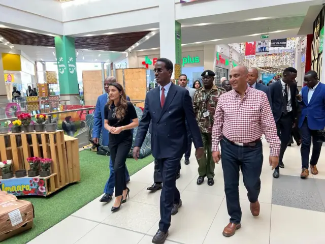 Mkuu wa Mamlaka ya Kusimamia Maaskari wa Kibinafsi Fazul Mahamed akiwasili kwa hafla hiyo