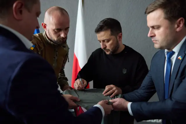 Владимир Зеленский в Польше