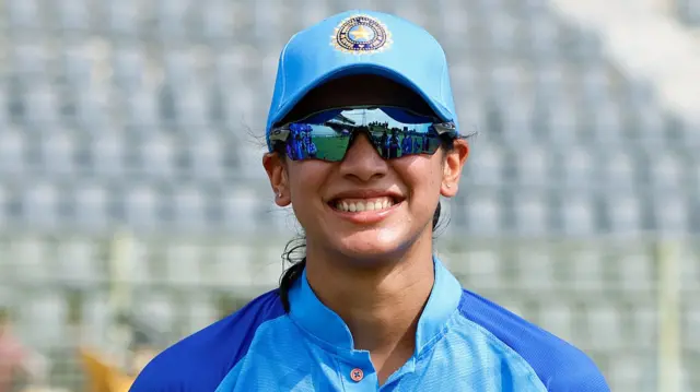 भारतीय महिला क्रिकेट टीम की खिलाड़ी स्मृति मंधाना
