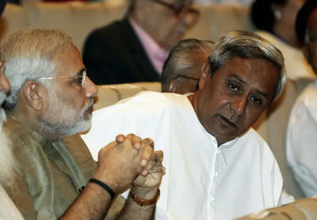 नवीन पटनायक और नरेंद्र मोदी