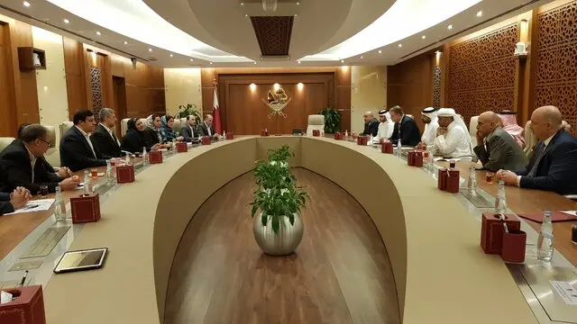 جلسه در دوحه قطر