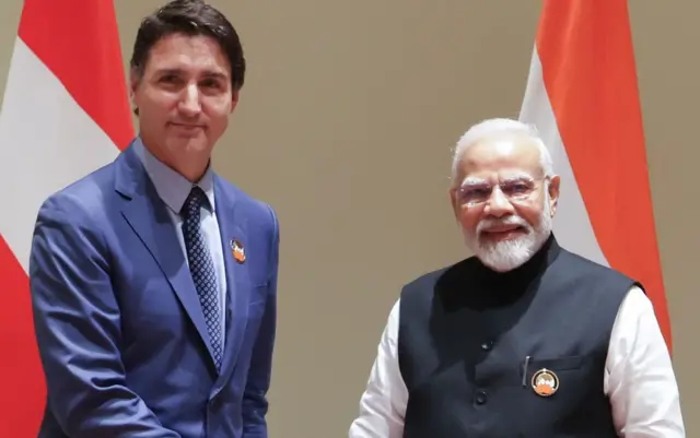जस्टिन ट्रूडो- नरेंद्र मोदी