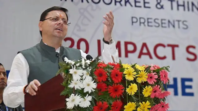 उत्तराखंड के मुख्यमंत्री पुष्कर सिंह