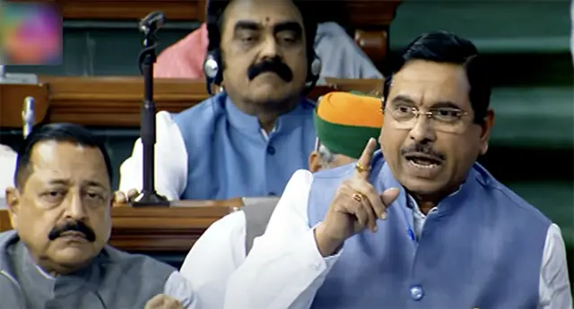 केंद्रीय संसदीय कार्य मंत्री प्रह्लाद जोशी