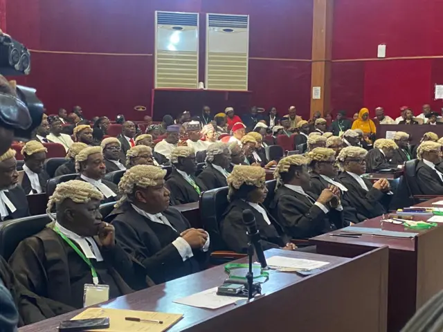 Judges don show for di presidential election court