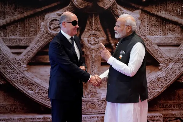 जर्मनी के चांसलर ओलाफ़ शोल्तज़