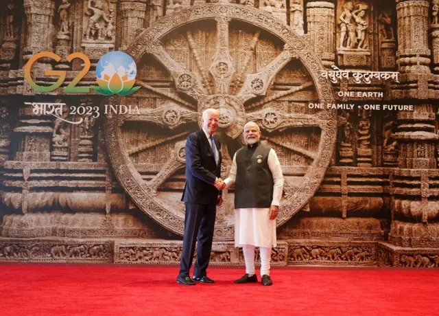 मोदी और जो बाइडन