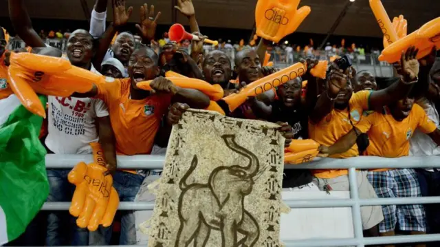 Ivory Coast fans
