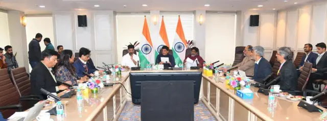 పీయూష్ గోయల్‌తో రేవంత్ రెడ్డి, మల్లు భట్టి విక్రమార్క సమావేశం