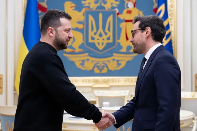 Зеленский и Стефан Сежурне