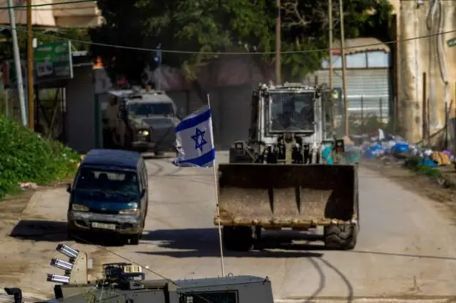 Ciidamada israa'iil oo wata cagafcagafyo iyo gaadiidka gaashaaman
