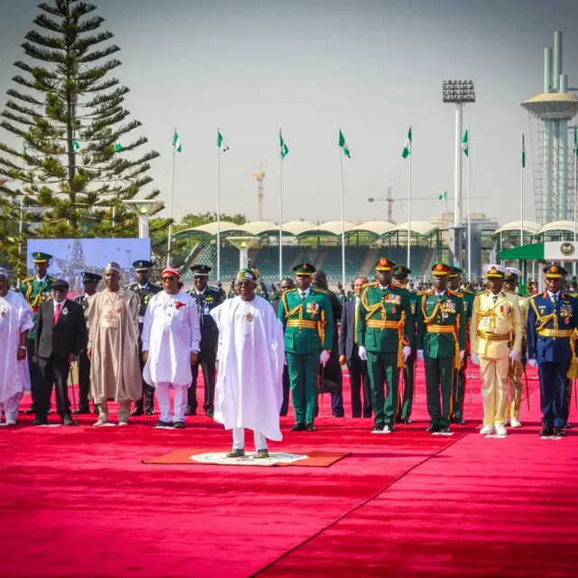 President Tinubu and security chiefs