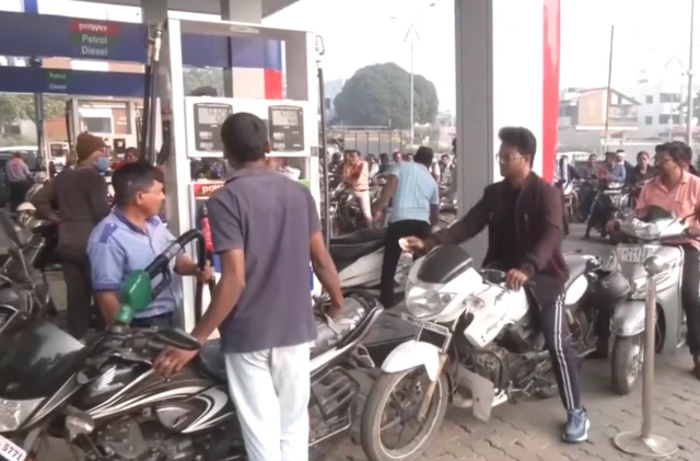 ट्रक चालकों का प्रदर्शन