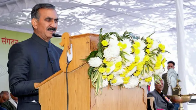 मुख्यमंत्री सुखविंदर सिंह सुक्खु