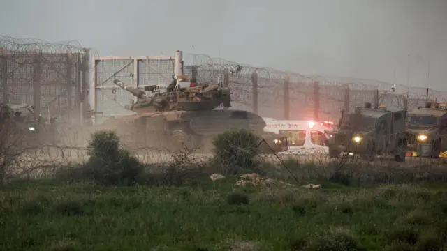 الجيش الإسرائيلي في غزة برياً