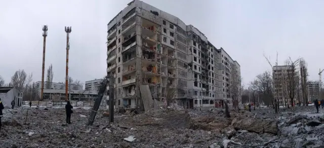 Последствия обстрела Харьковской области