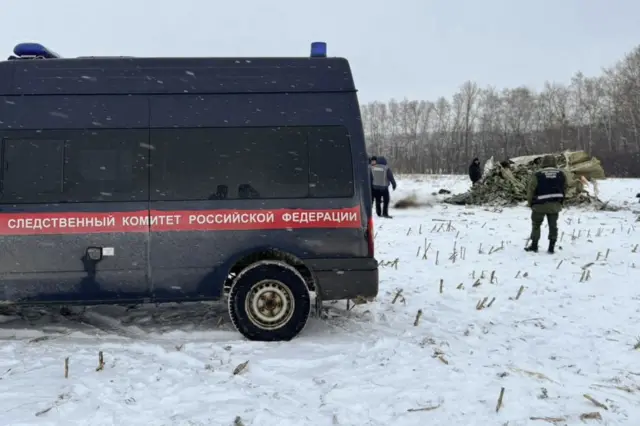 Обломки самолета